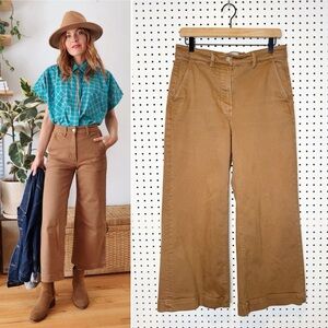 Everlane Brown Wide Leg Pants